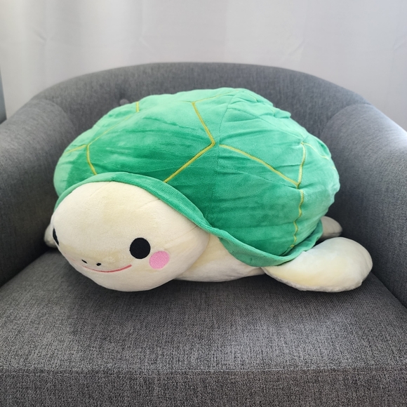 Adorable Large Green Sea Turtle Plushy - Picture 1 of 4